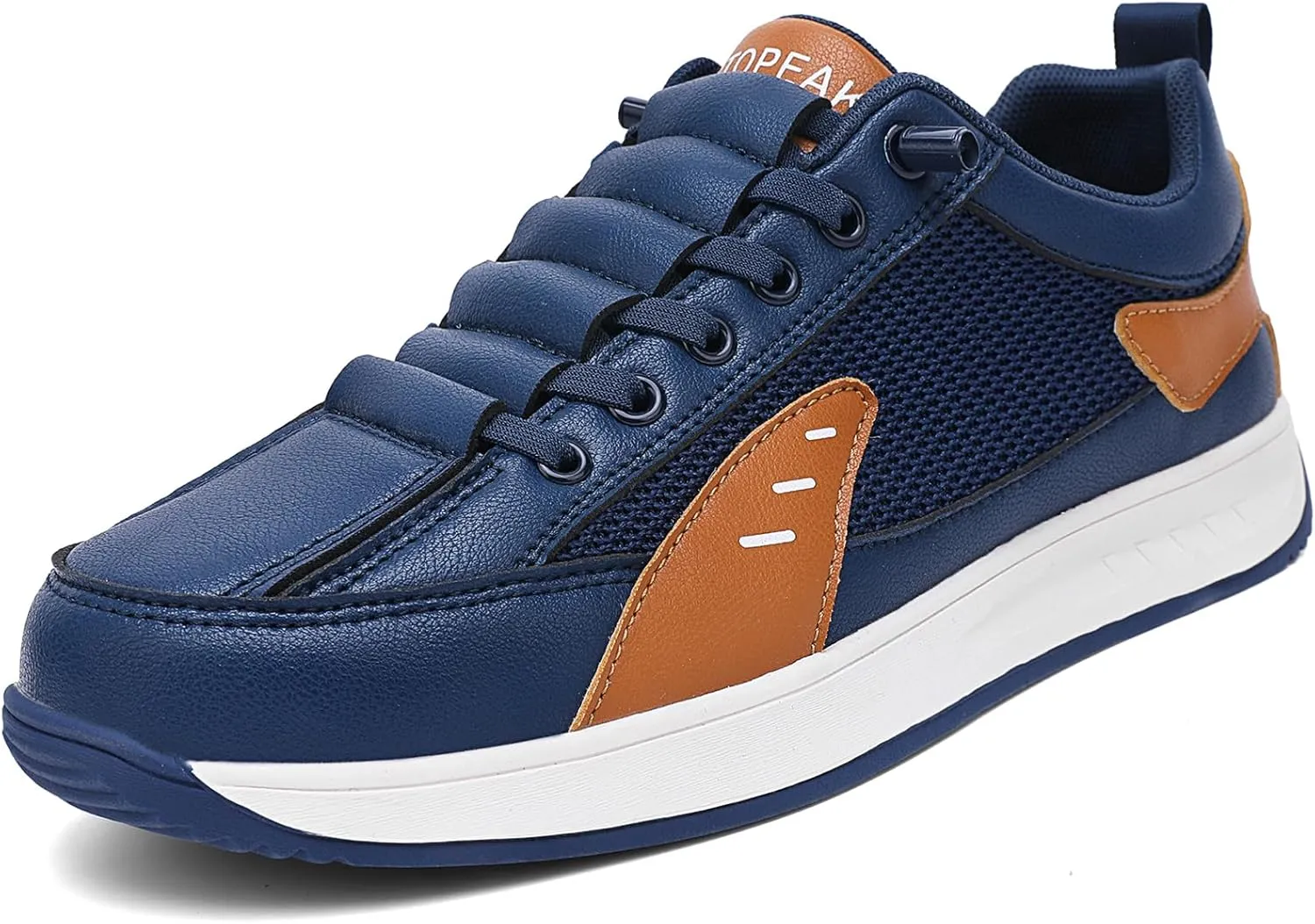 Men's Casual Dress Sneakers Business Shoes Laceless Fashion Sneakers