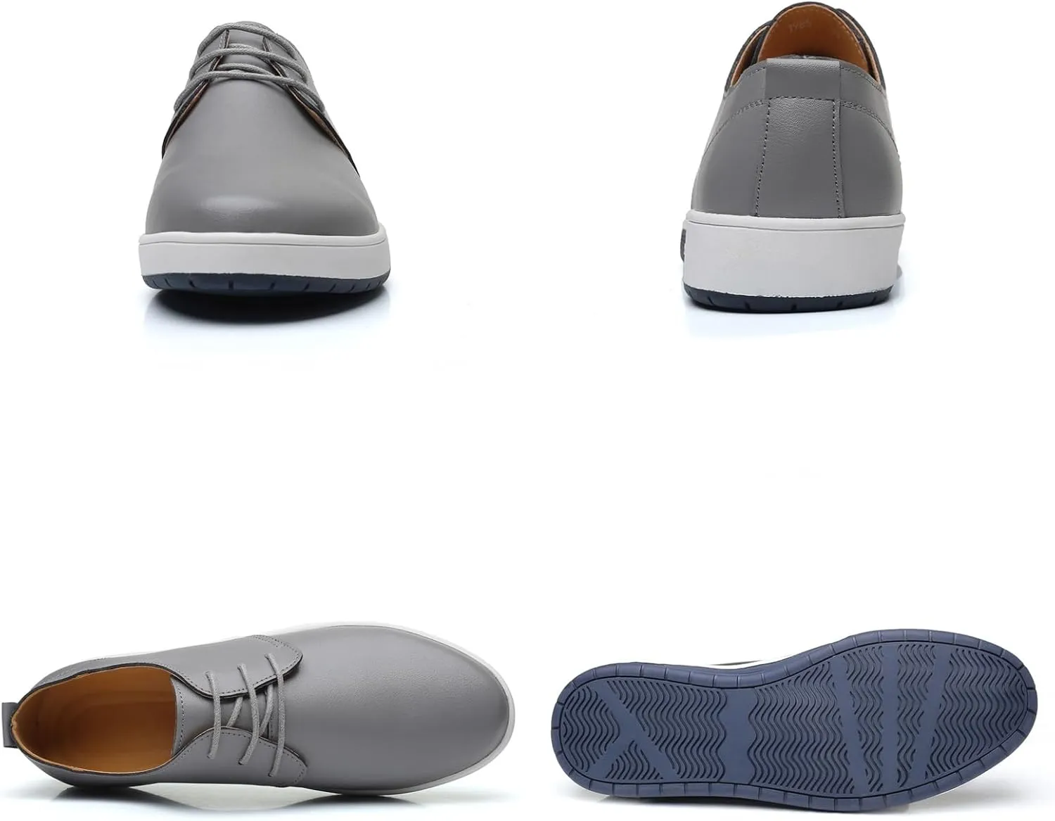 Mens Casual Lace Up Leather Oxford Classical Derby Orthopedic Shoes Lightweight Walking Loafers Dress Business Flats Shoes