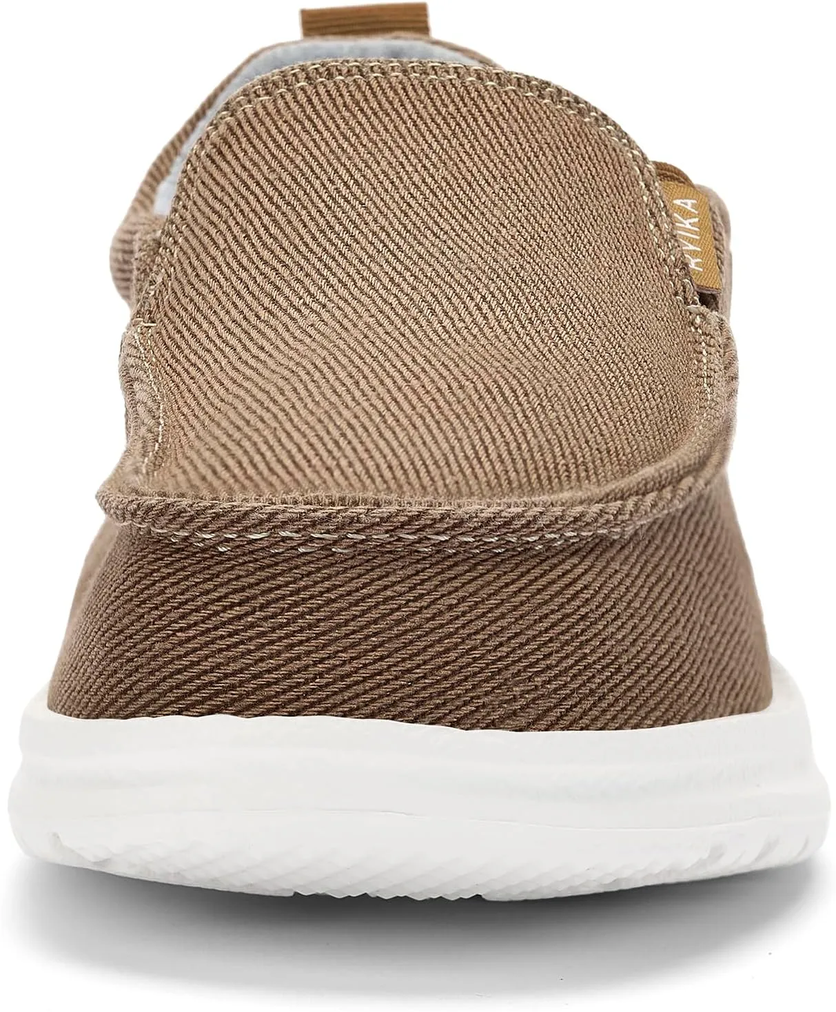 Mens Hands Free Slip-on Loafers Shoes Wide Width Casual Canvas Loafers Shoes Mens Boat Shoes Lightweight Non-Slip Walking Shoes Soft Sneakers