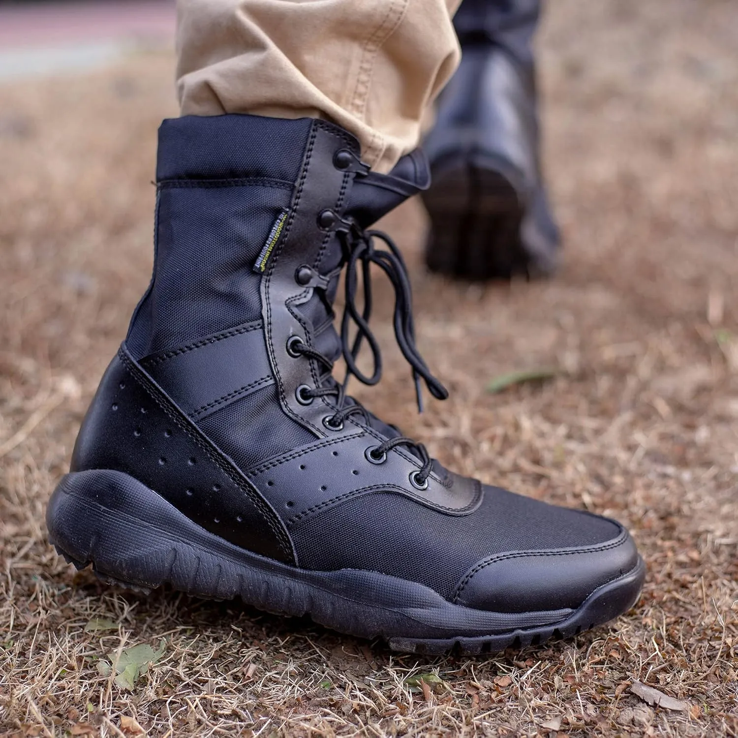 Men's LD Lightweight Combat Boots Microfiber/Suede Leather Military Tactical Boots
