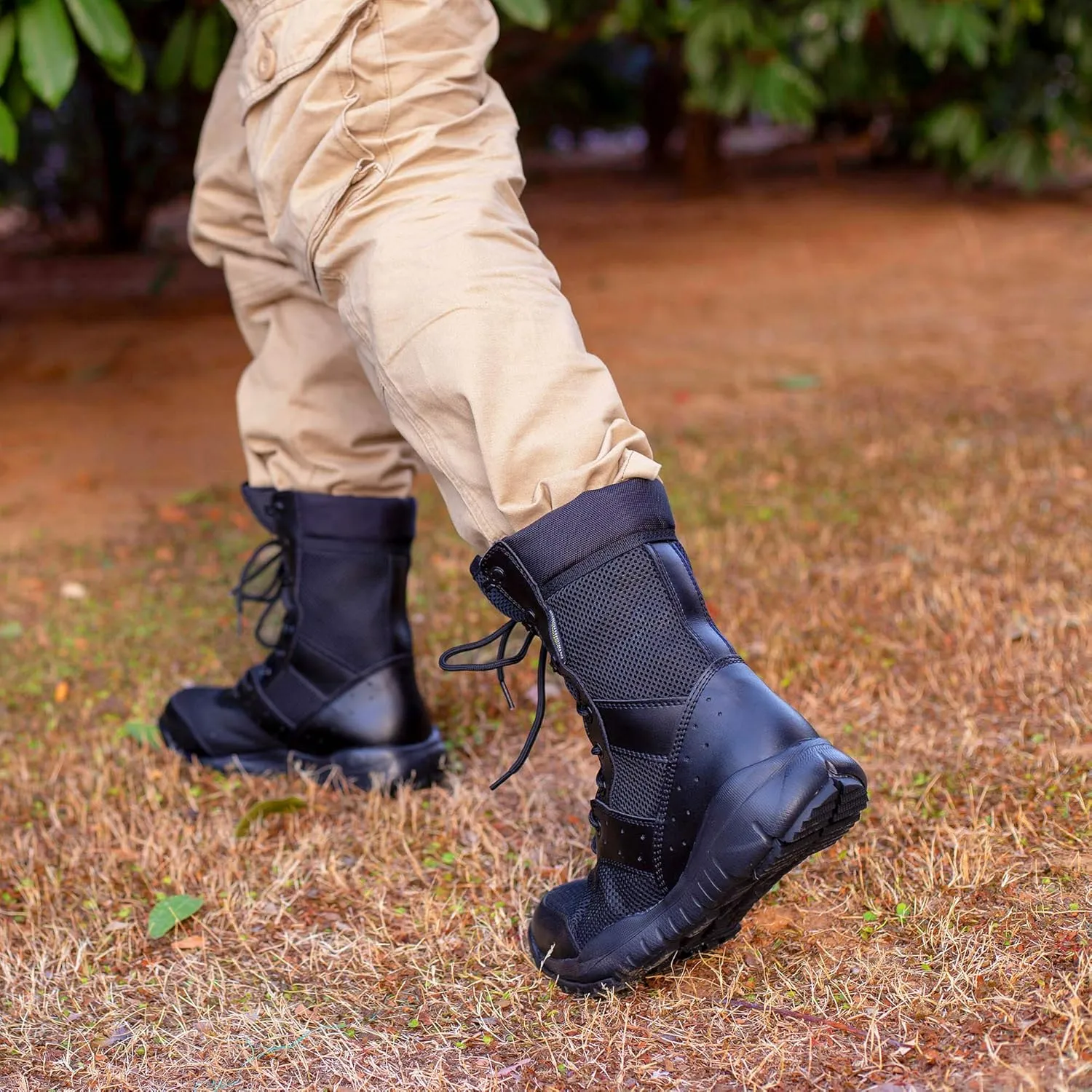 Men's LD Lightweight Combat Boots Microfiber/Suede Leather Military Tactical Boots