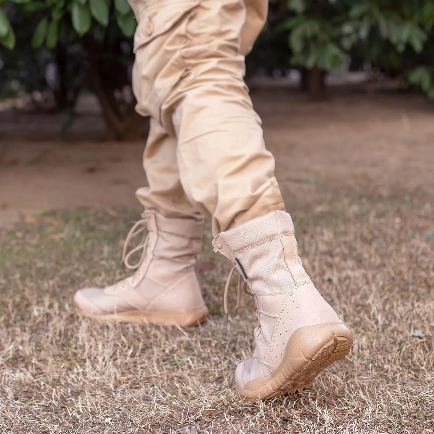Men's LD Lightweight Combat Boots Microfiber/Suede Leather Military Tactical Boots