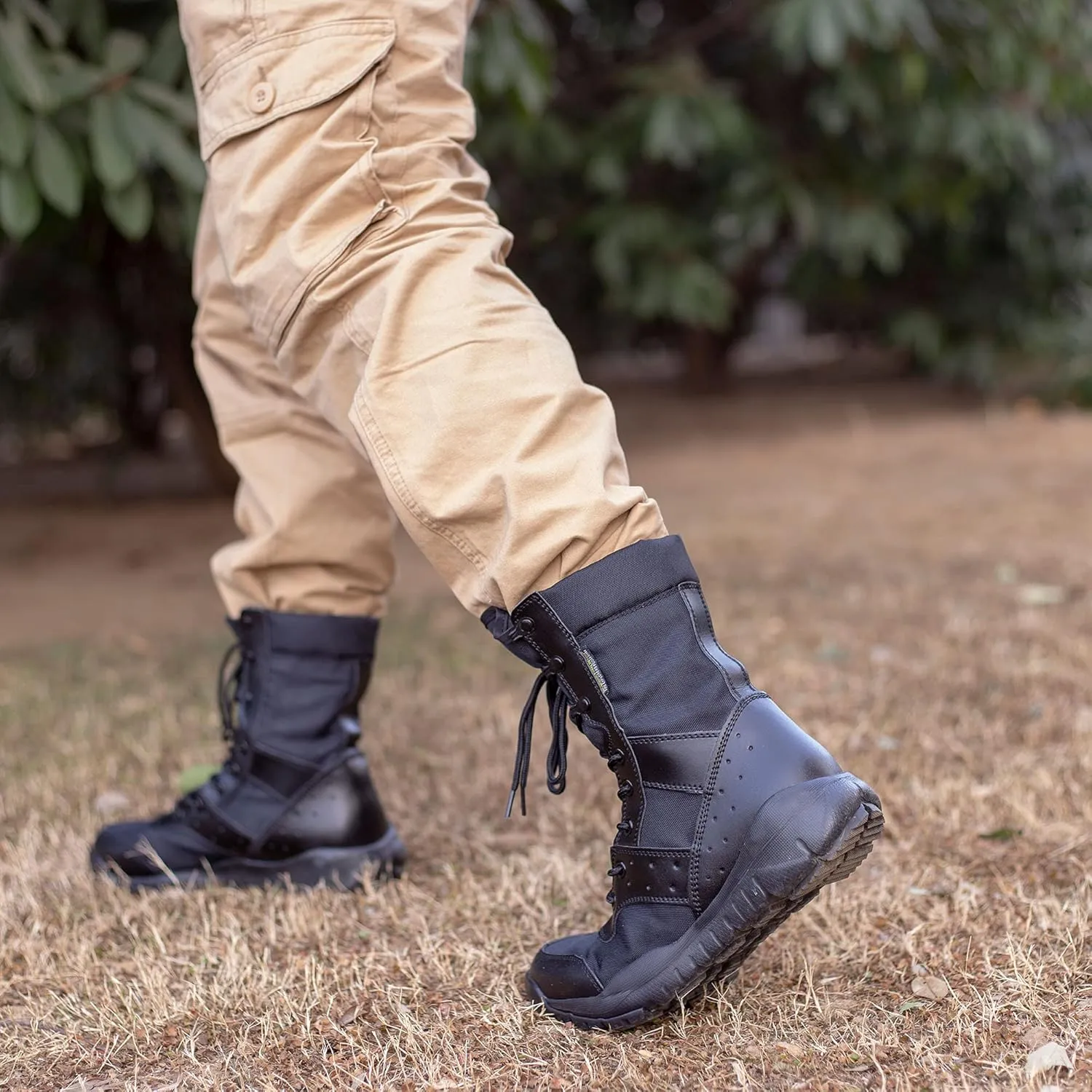 Men's LD Lightweight Combat Boots Microfiber/Suede Leather Military Tactical Boots