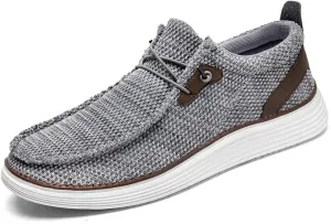 Men's Loafers Slip On Sneakers Boat Walking Fashion Shoes Classcial Comfortable Stylish Lightweight Casual Shoes for Men Non-Slip Durable Home Driving Shoes