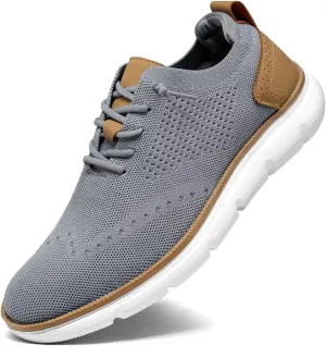Men's Mesh Sneakers Oxfords Lace-Up Lightweight Casual Walking Shoes Dress Shoes Fashion Sneakers Walking Shoes