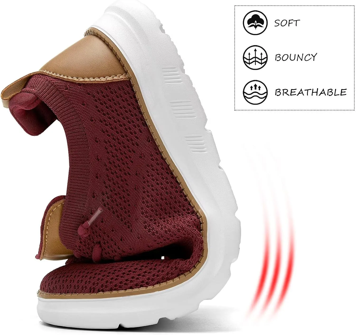 Men's Mesh Sneakers Oxfords Lace-Up Lightweight Casual Walking Shoes Driving Shoes