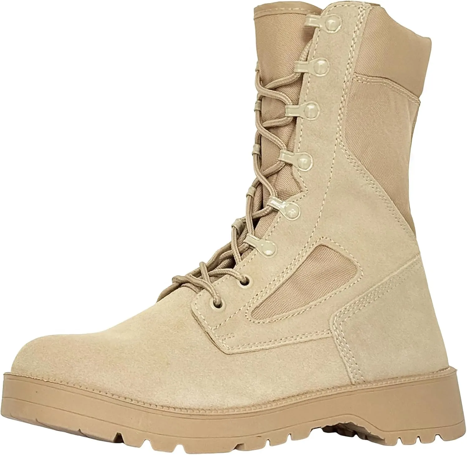 Mens Military Tactical Boots Man Lace Up Hiking Work Army Boots Outdoor Men Combat Shoes