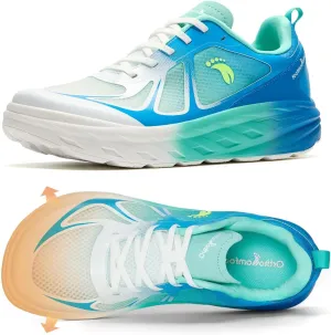 Men's Orthopedic Diabetic Wide Running Shoes: Comfortable Arch Support Plantar Fasciitis Sports Sneakers, Casual Orthotic Swollen Tennis Work Walking Shoes for Foot and Heel Pain Relief