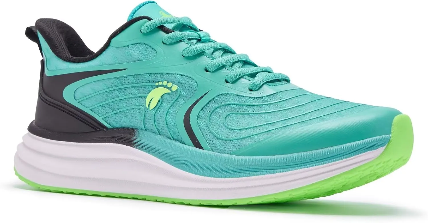 Men's Orthopedic Road Running Shoes: Comfortable Casual Plantar Fasciitis Arch Support Athletic Sports Sneakers, Orthotic High Arch Cushion Tennis Gym Work Walking Shoes for Foot Heel Pain Relief