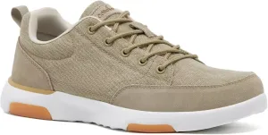Men's Orthopedic Walking Sneakers: Stability Canvas Shoes for Mens, Outside Classic Orthotic Walking Shoes Recovery for Ankle Pain Relief, Adjustable Neuropathy Casual Sneakers Khaki Size 12