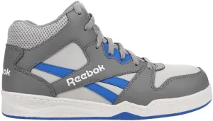 Men's Rb4135 Bb4500 Safety High Top Composite Toe Work Sneaker Grey and Cobalt Blue