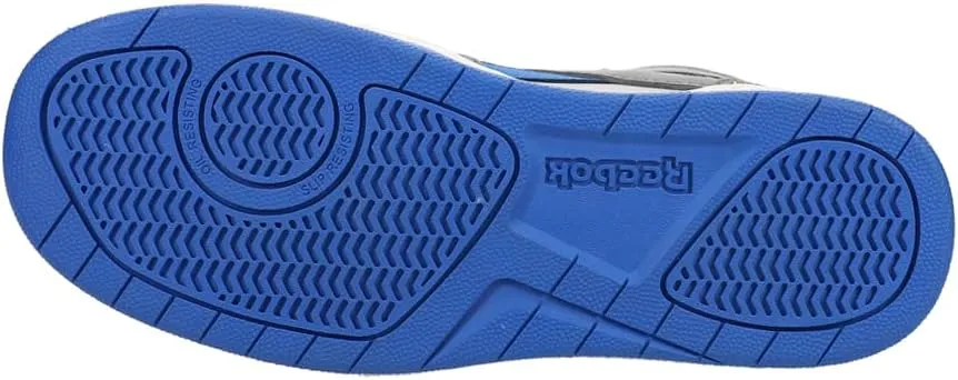 Men's Rb4135 Bb4500 Safety High Top Composite Toe Work Sneaker Grey and Cobalt Blue