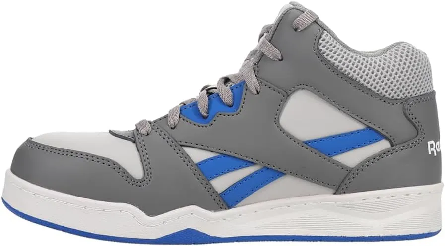 Men's Rb4135 Bb4500 Safety High Top Composite Toe Work Sneaker Grey and Cobalt Blue