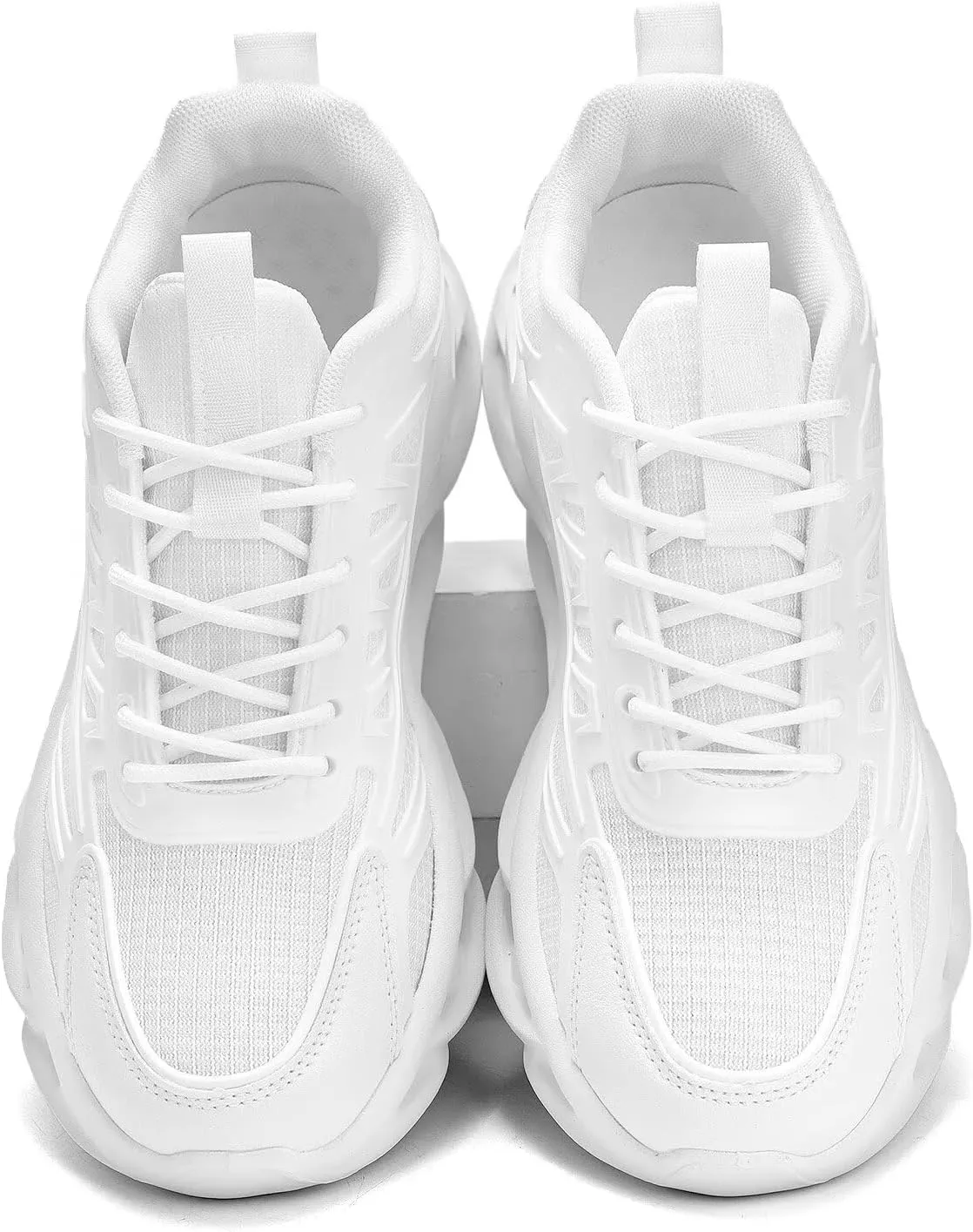Men's Road-Running-Shoes Walking Fashion Athletic Sneakers Working Gym Comfort Lightweight Mesh Soft Sole Shoes