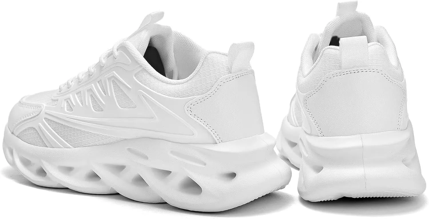 Men's Road-Running-Shoes Walking Fashion Athletic Sneakers Working Gym Comfort Lightweight Mesh Soft Sole Shoes