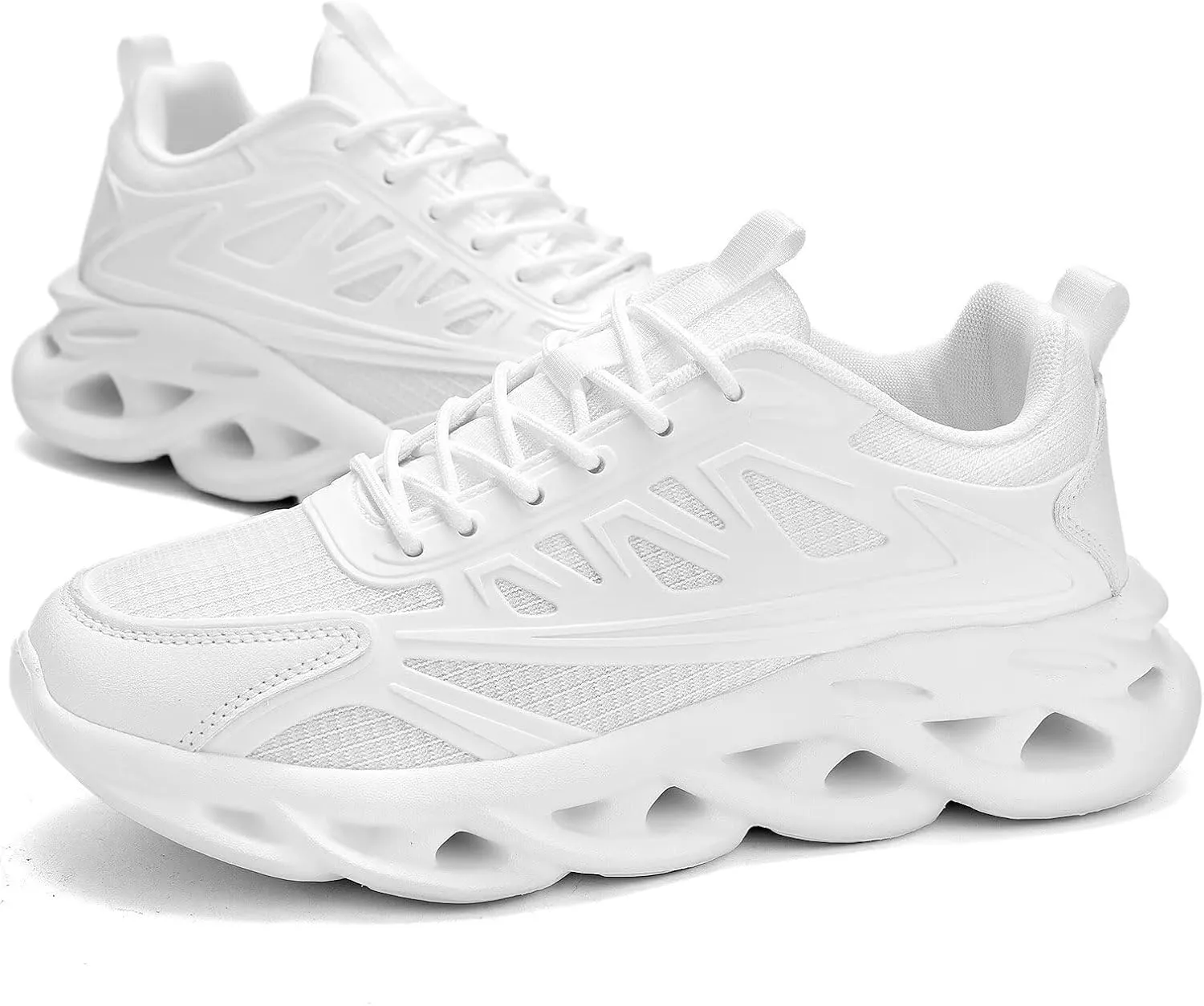 Men's Road-Running-Shoes Walking Fashion Athletic Sneakers Working Gym Comfort Lightweight Mesh Soft Sole Shoes