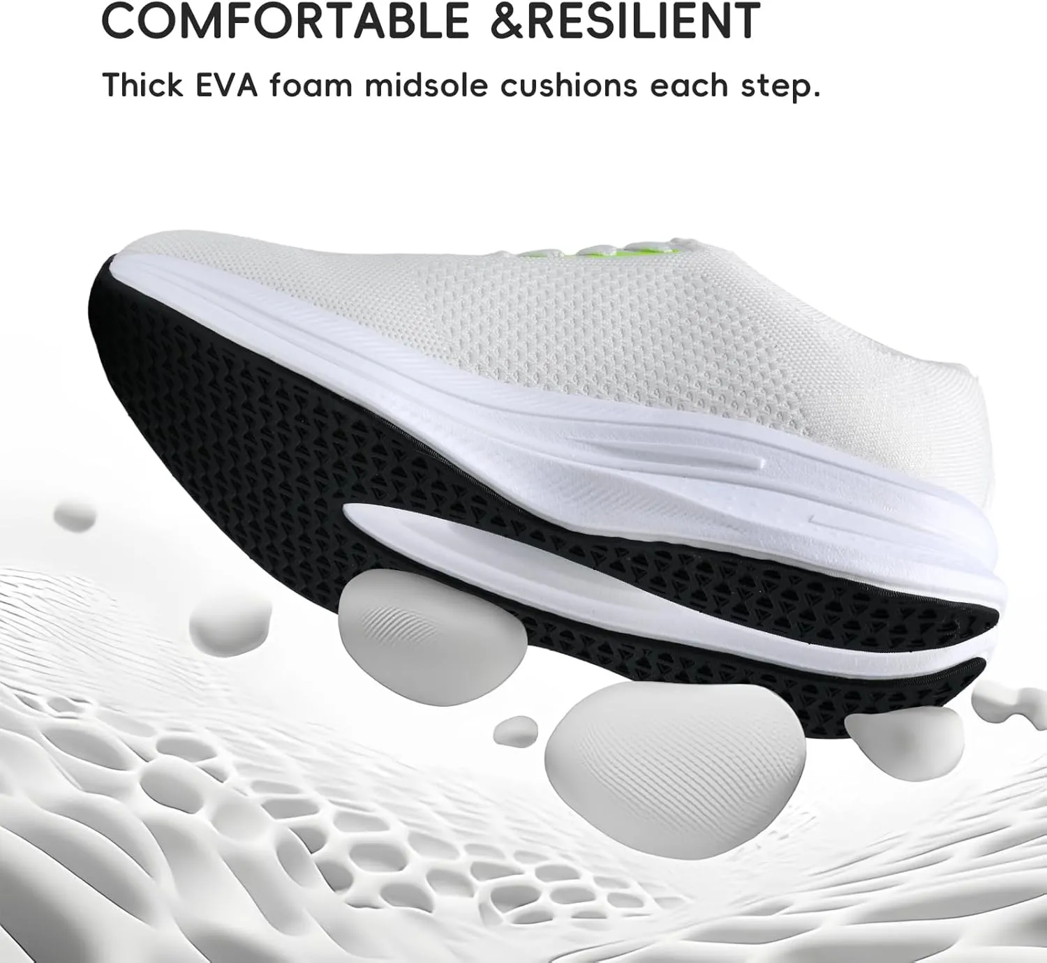 Men's Running Shoes Lightweight Cushioning Walking Tennis Sneakers