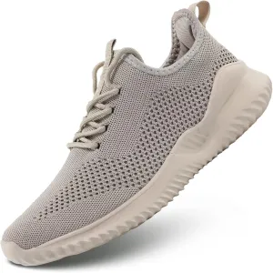 Mens Running Shoes Slip on Walking Tennis Sneakers Fashion Breathable Mesh Soft Sole Casual Athletic Lightweight