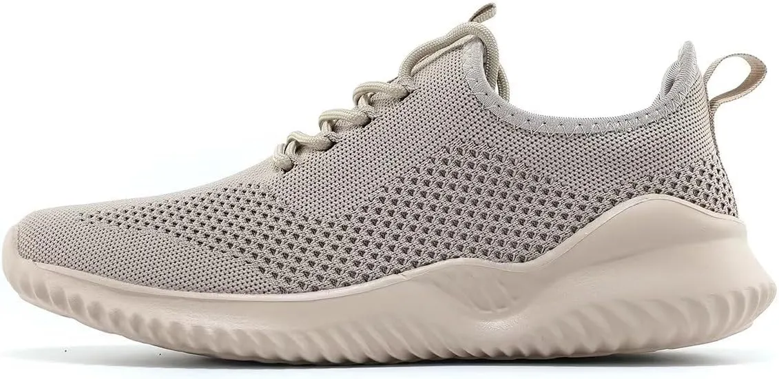 Mens Running Shoes Slip on Walking Tennis Sneakers Fashion Breathable Mesh Soft Sole Casual Athletic Lightweight