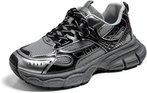 Mens Running Shoes Tennis Walking Shoes Chunky Sneakers Workout Casual Athletic Shoes