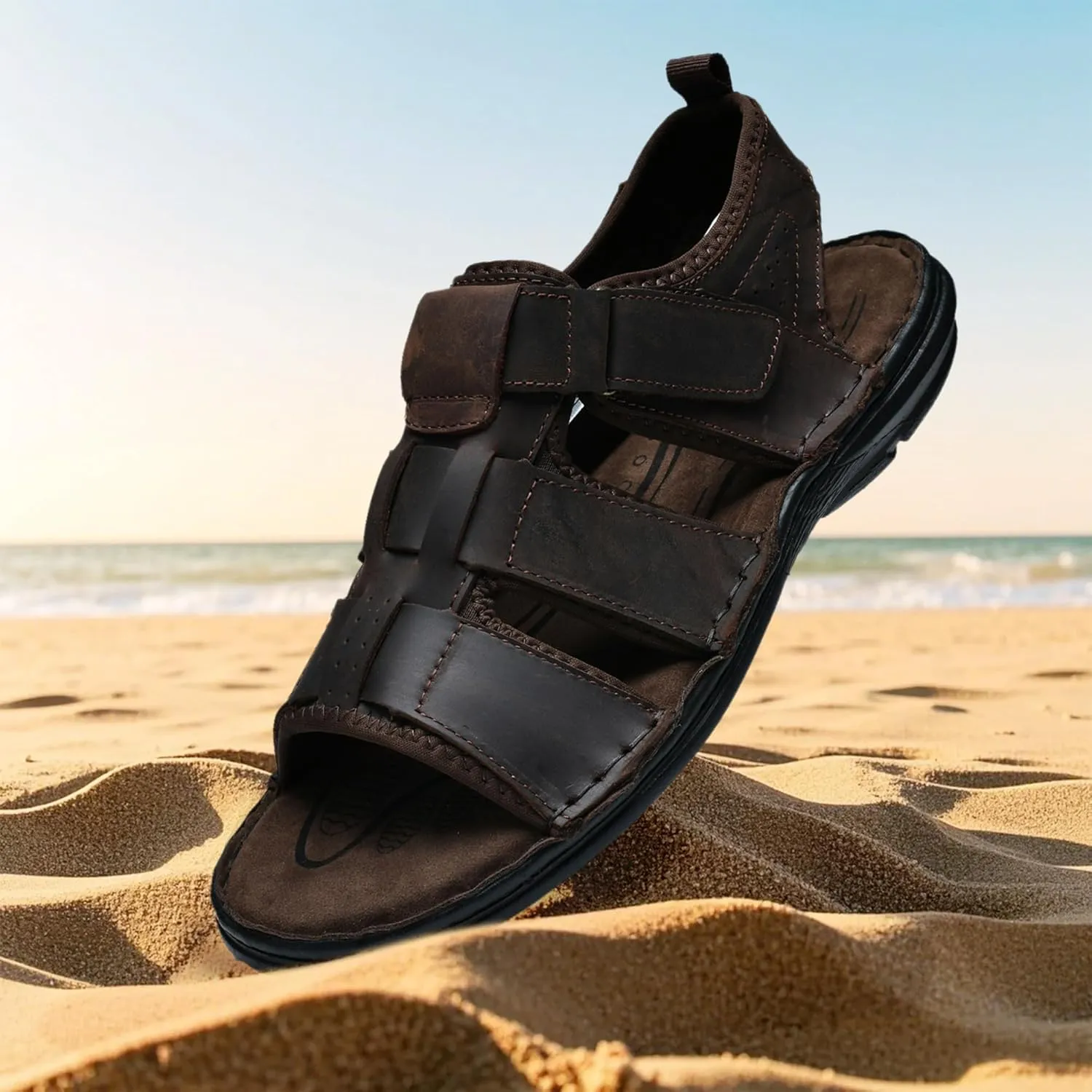 Men's Sandals Non-slip Water Sandals Comfortable Sport Sandals Open Toe Casual Beach Sandals