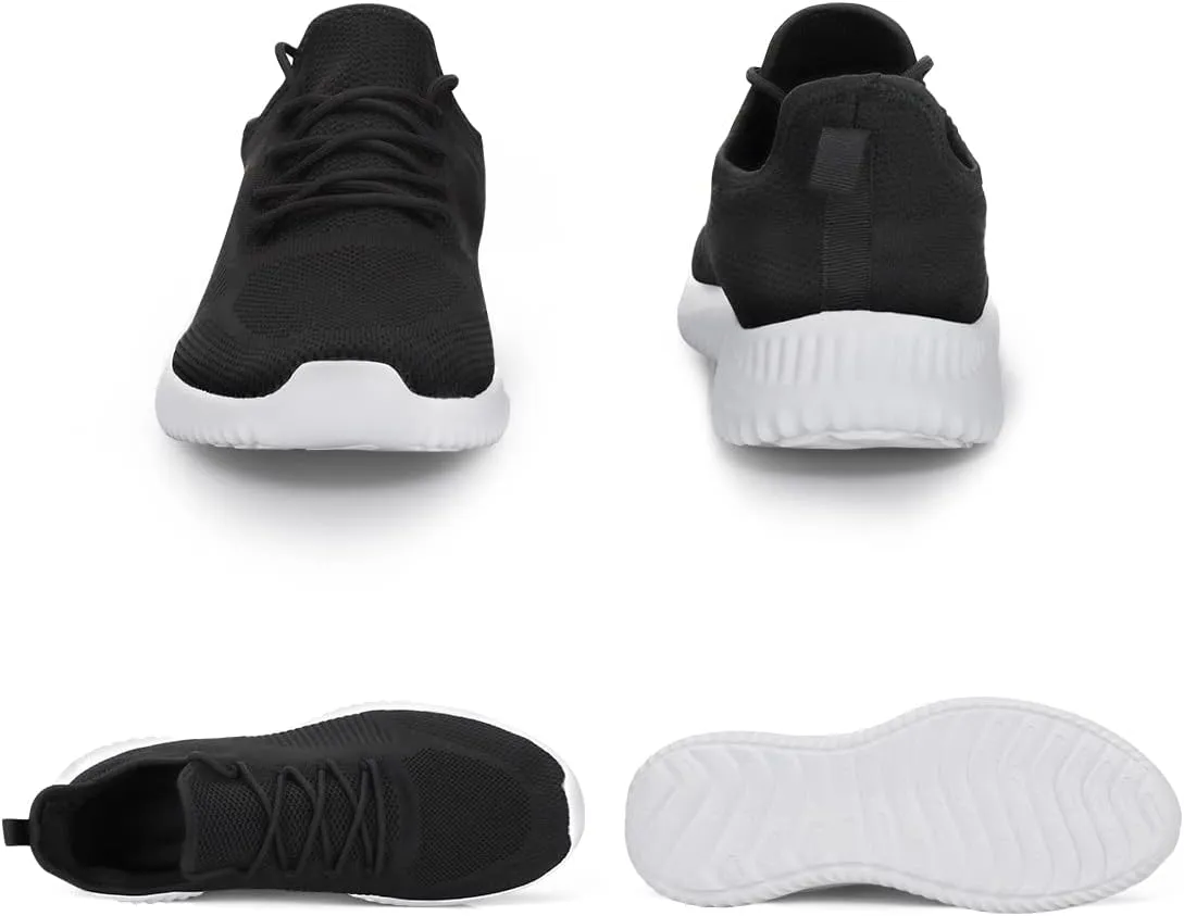 Mens Slip On Sneakers Non Slip Work Shoes Lightweight Mesh for Casual Tennis Running Walking Shoes