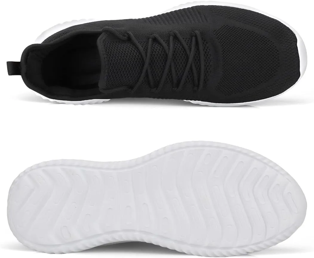 Mens Slip On Sneakers Non Slip Work Shoes Lightweight Mesh for Casual Tennis Running Walking Shoes