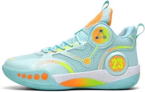 Men's Women's Basketball Shoes High Top Ultra-Light Fashion Anti Slip Breathable Sneakers