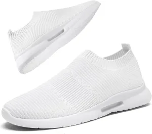 Mens Womens Slip On Shoes Unisex Walking Sneakers Running Workout Gym Tennis Lightweight Casual Laceless Shoes