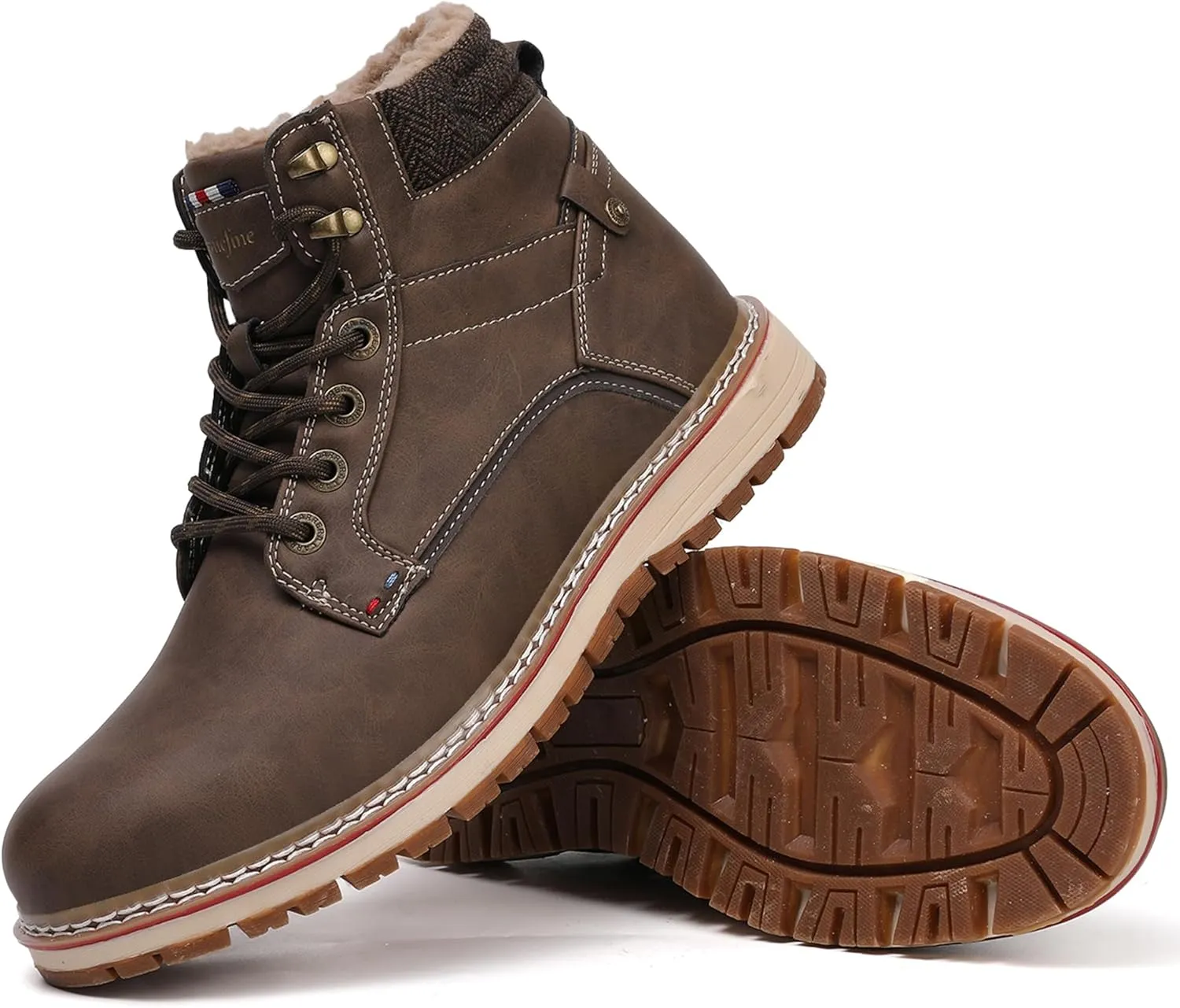 Men's/Women's Hiking Snow Boots,Outdoor Anti Slip Soft Toe Work Boots for Winter,Fashionable warm Walk boots,Suitable for Outdoor Hiking and Travel.