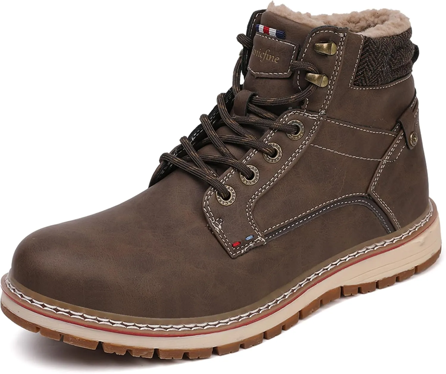 Men's/Women's Hiking Snow Boots,Outdoor Anti Slip Soft Toe Work Boots for Winter,Fashionable warm Walk boots,Suitable for Outdoor Hiking and Travel.