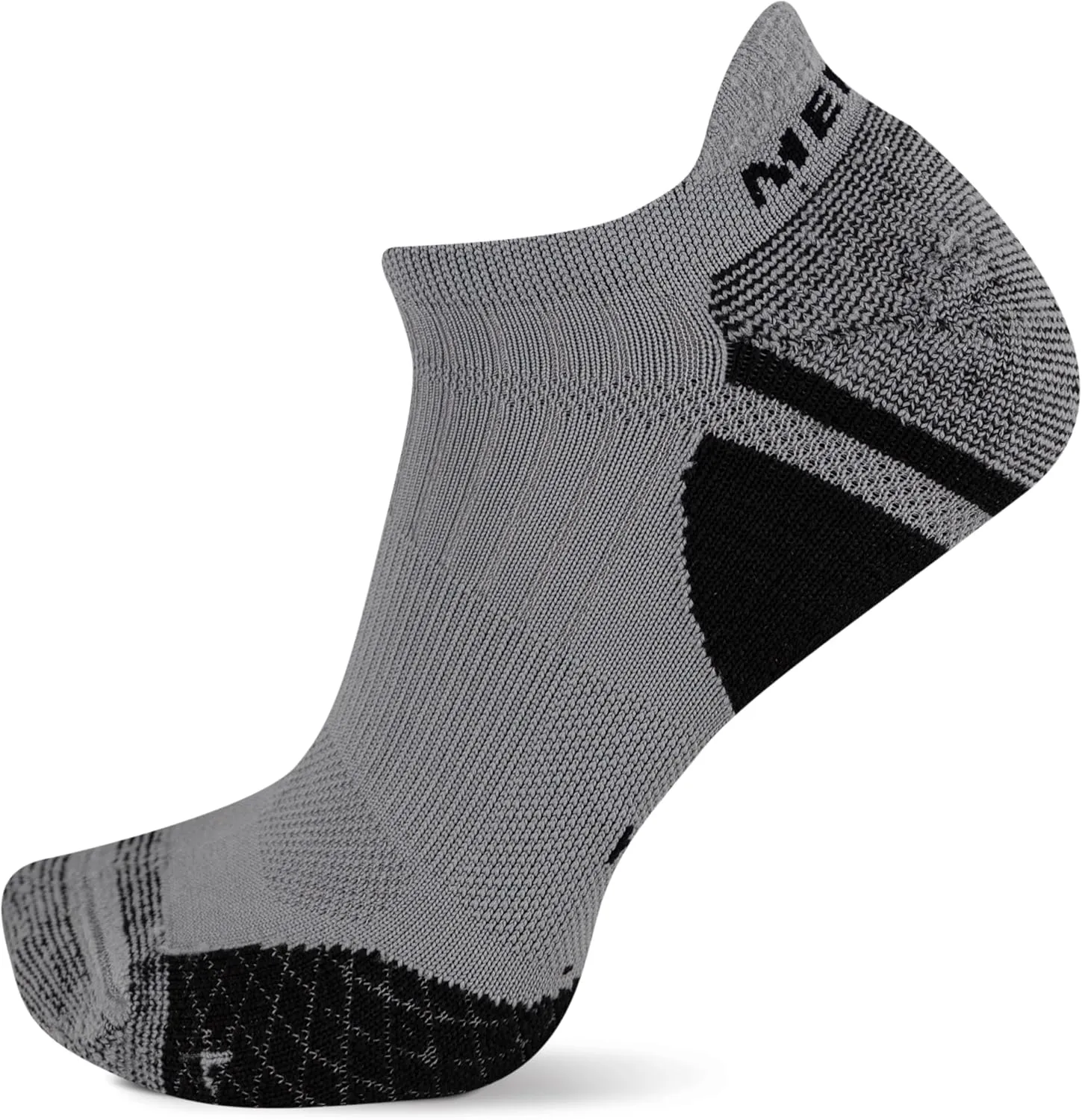 Merrell Men's and Women's Trail Running Cushioned Socks-1 Pair Pack-Unisex Anti-Slip Heel & Arch Compression