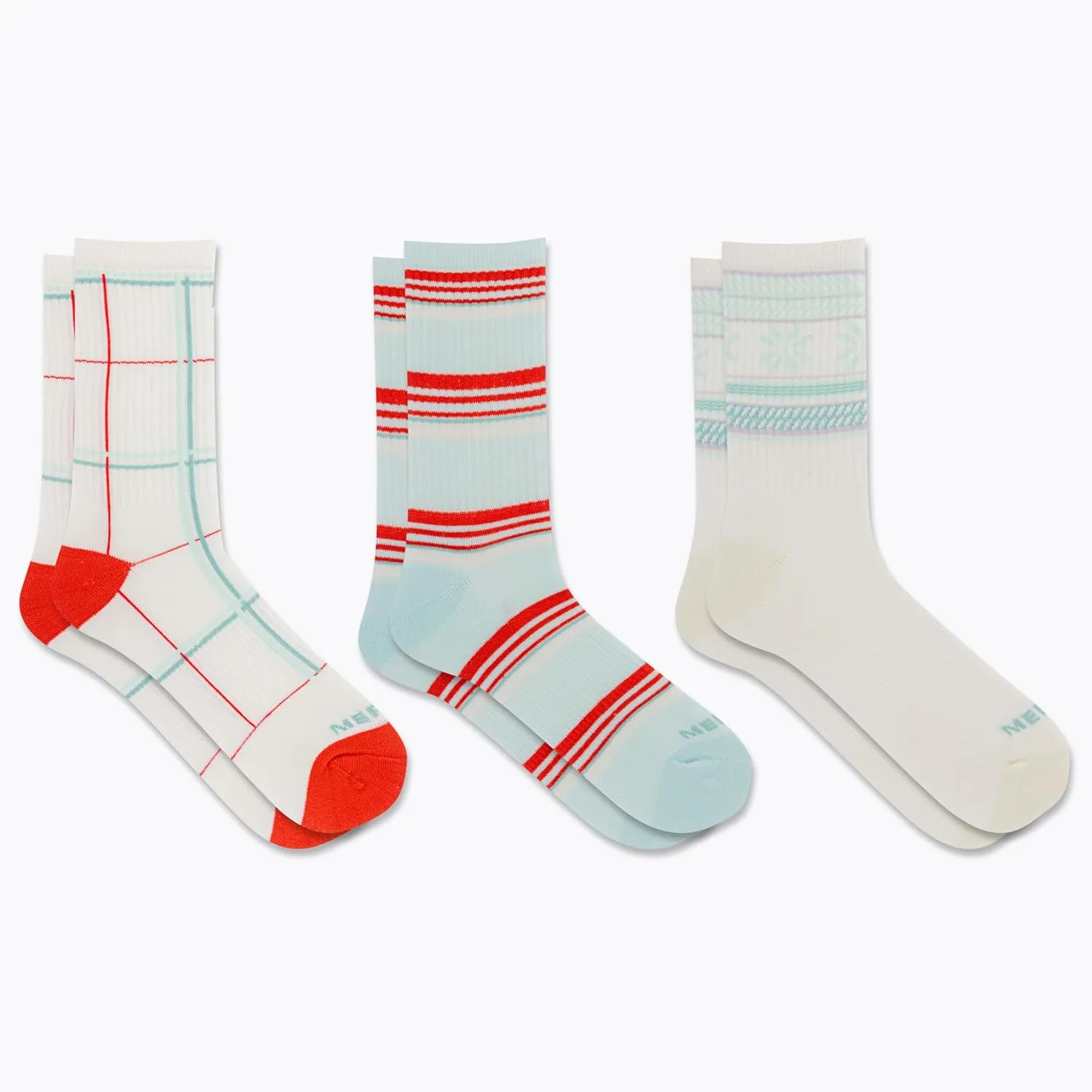 Merrell Unisex Adult Wool Everyday Hiking Crew Socks - 3 & 6 Pairs - Cushioned Moisture Wicking