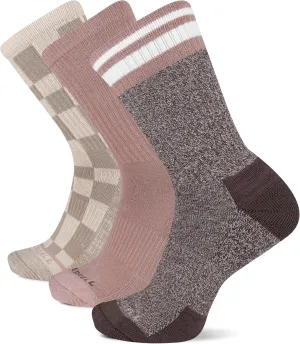 Merrell Unisex Adult Wool Everyday Hiking Crew Socks - 3 & 6 Pairs - Cushioned Moisture Wicking