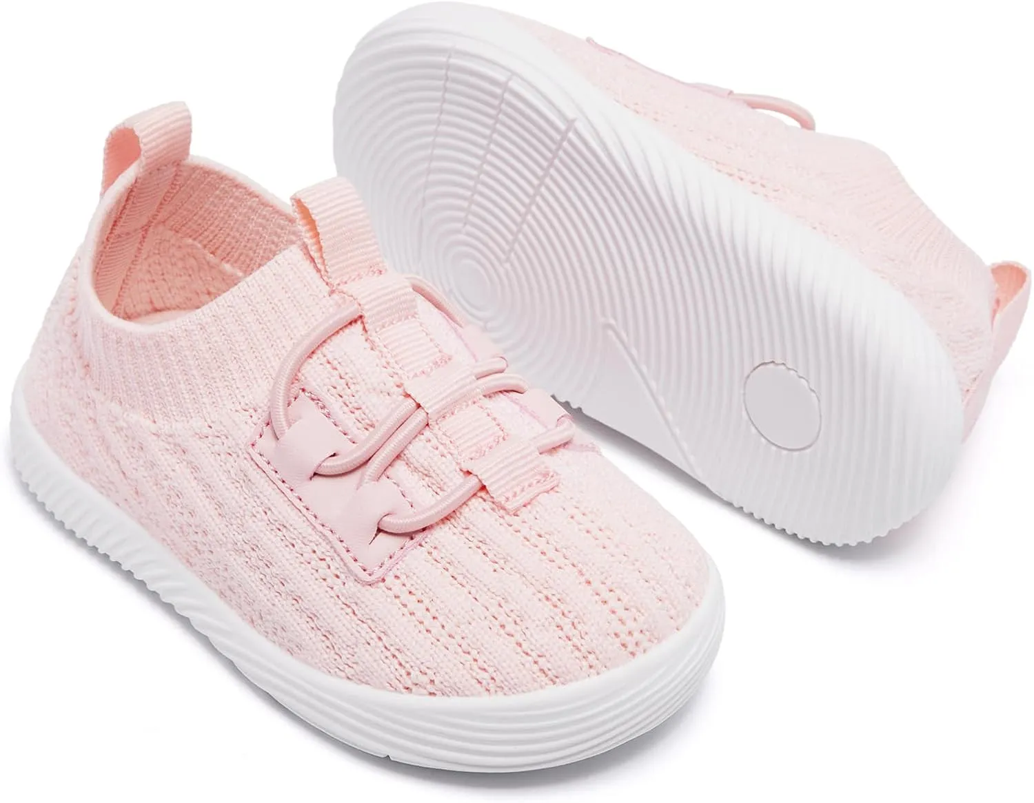 MORENDL Toddler Slip On Sneakers Baby Walking Shoes Non-Slip Breathable Boys & Girls Tennis Shoes Infant Running Shoes