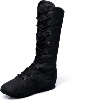 MSMAX Adult Dance Boots High Top Ballet Jazz Dancing Sneakers