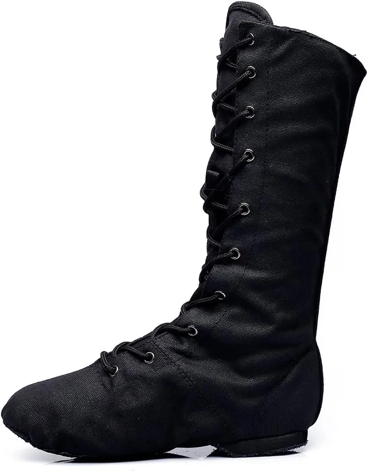 MSMAX Adult Dance Boots High Top Ballet Jazz Dancing Sneakers