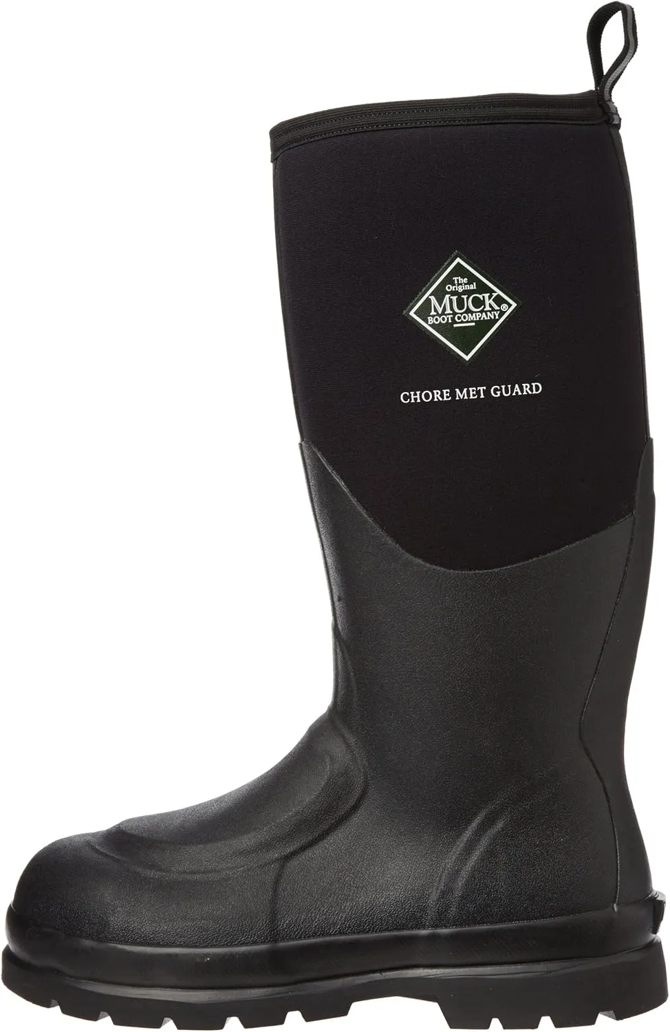 Muck Chore Classic Tall Steel Toe Men's Rubber Work Boots with Metatarsal Guard