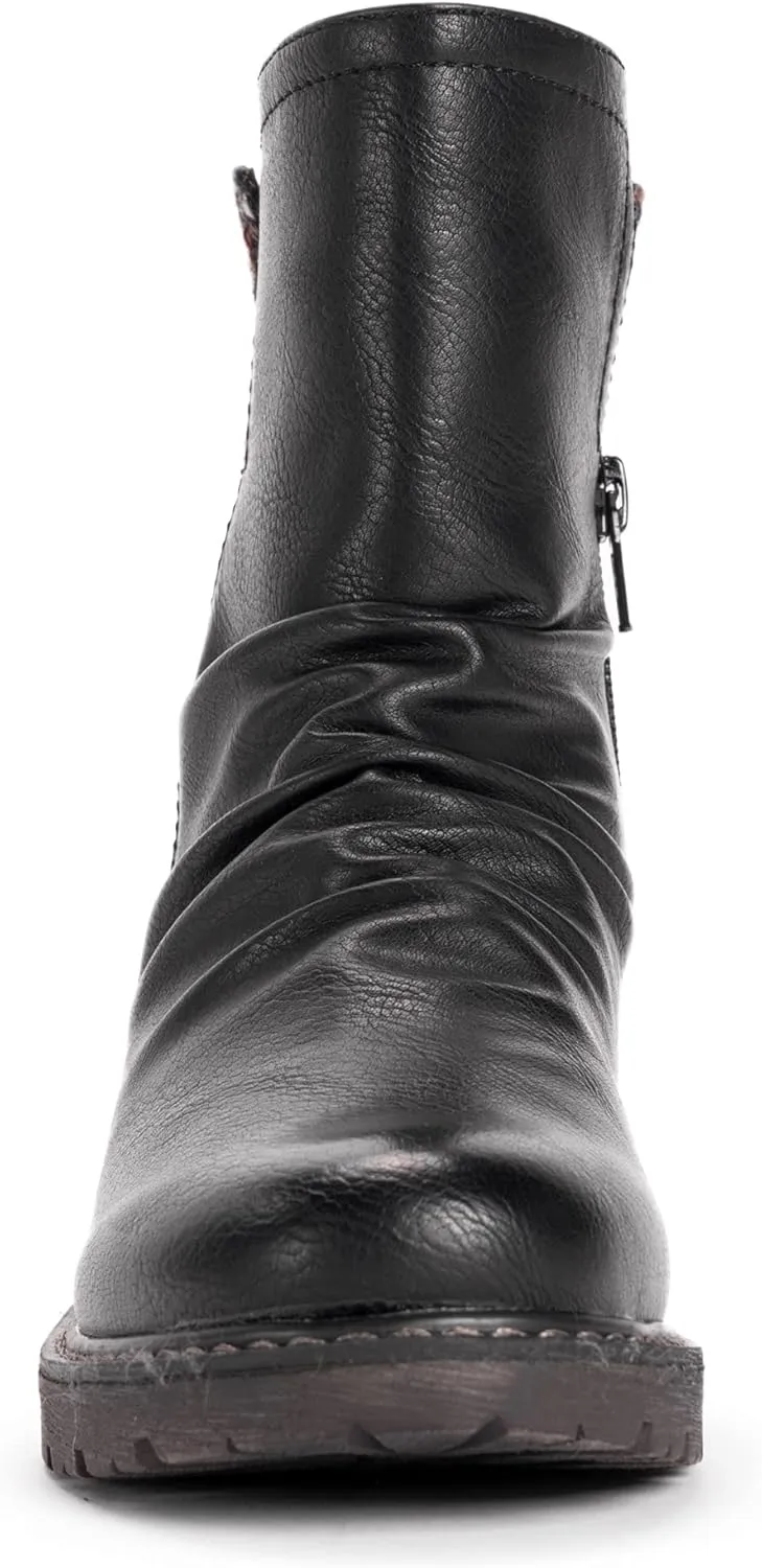 MUK LUKS Women's Lukees Logger Banff Boots Fashion