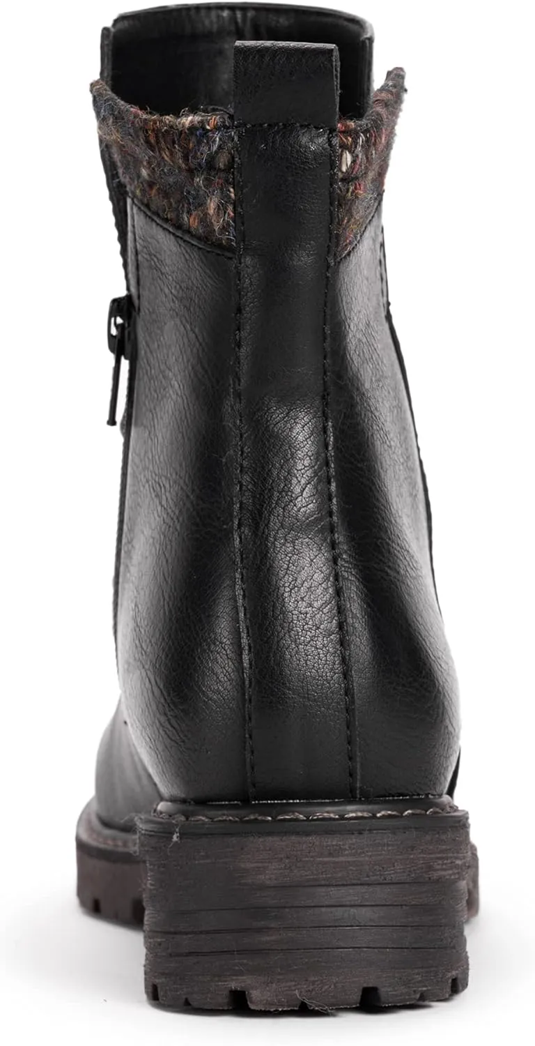 MUK LUKS Women's Lukees Logger Banff Boots Fashion