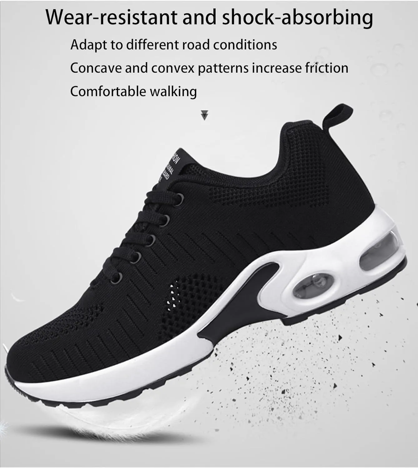 Musabela Orthopedic Sneakers for Women, Breathable Wide Toe Box Sneaker, Air Cushion Slip-On Platform Sneakers