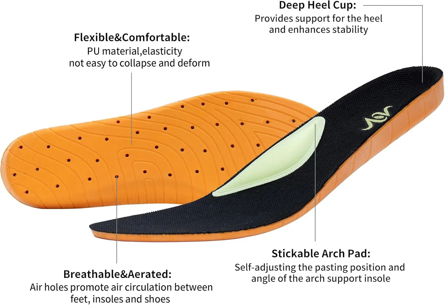 N BESUNEW Womens Walking Shoes for Plantar Fasciitis Arch Support Orthotic Running Sneakers Air Athletic Tennis Shoes US 6.5-11