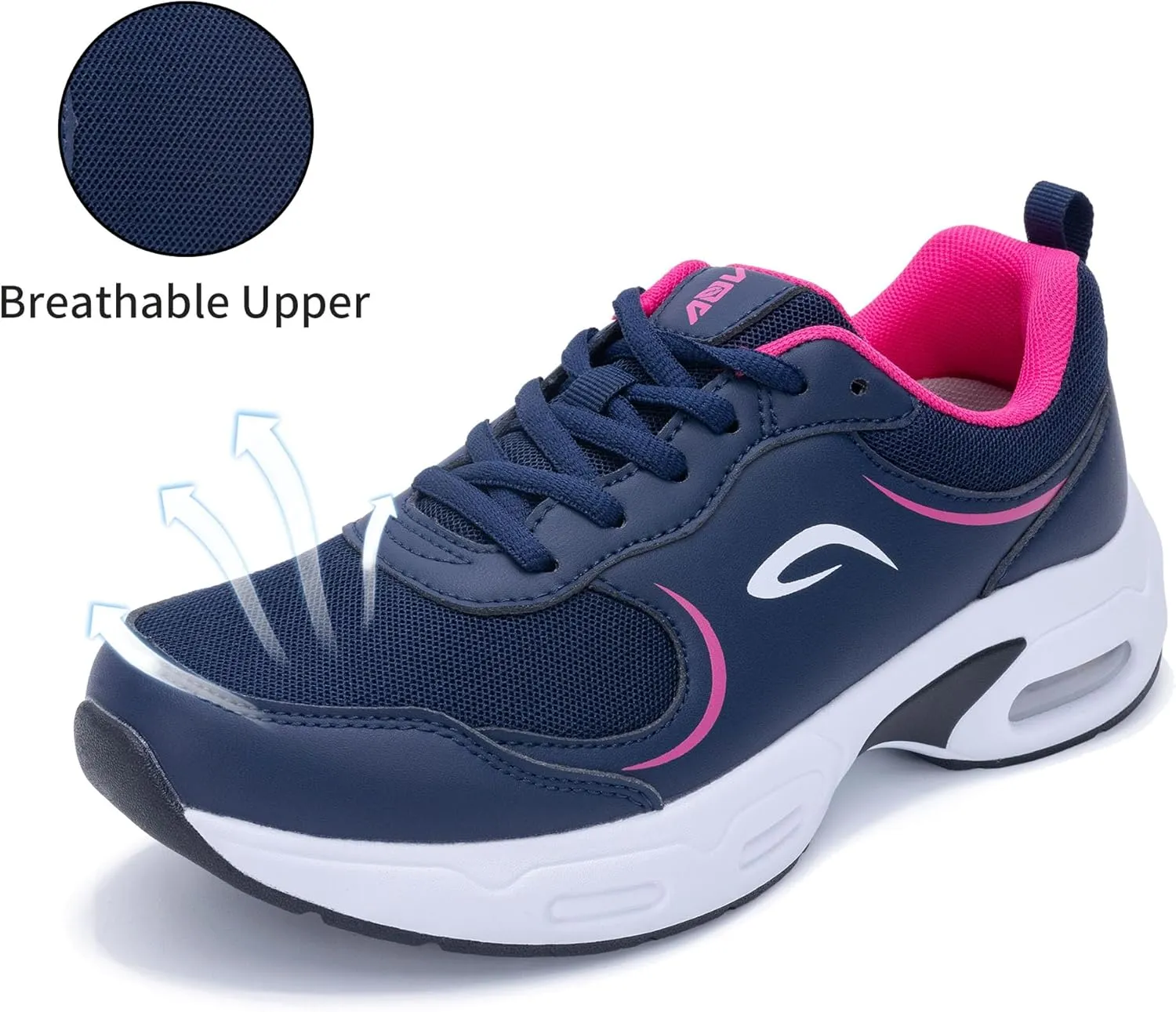 N BESUNEW Womens Walking Shoes for Plantar Fasciitis Arch Support Orthotic Running Sneakers Air Athletic Tennis Shoes US 6.5-11