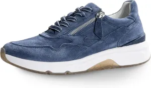 NACARAT Women's Genuine Leather Slip On Walking Shoes Fashion Sneaker with Side Zipper-1