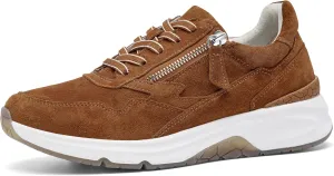 NACARAT Women's Genuine Leather Slip On Walking Shoes Fashion Sneaker with Side Zipper-1
