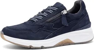 NACARAT Women's Genuine Leather Slip On Walking Shoes Fashion Sneaker with Side Zipper-1