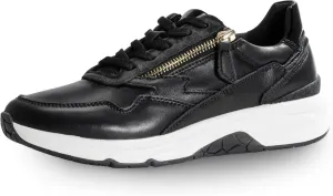NACARAT Women's Genuine Leather Slip On Walking Shoes Fashion Sneaker with Side Zipper-1