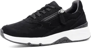NACARAT Women's Genuine Leather Slip On Walking Shoes Fashion Sneaker with Side Zipper-1