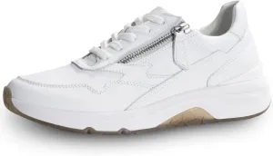 NACARAT Women's Genuine Leather Slip On Walking Shoes Fashion Sneaker with Side Zipper-1
