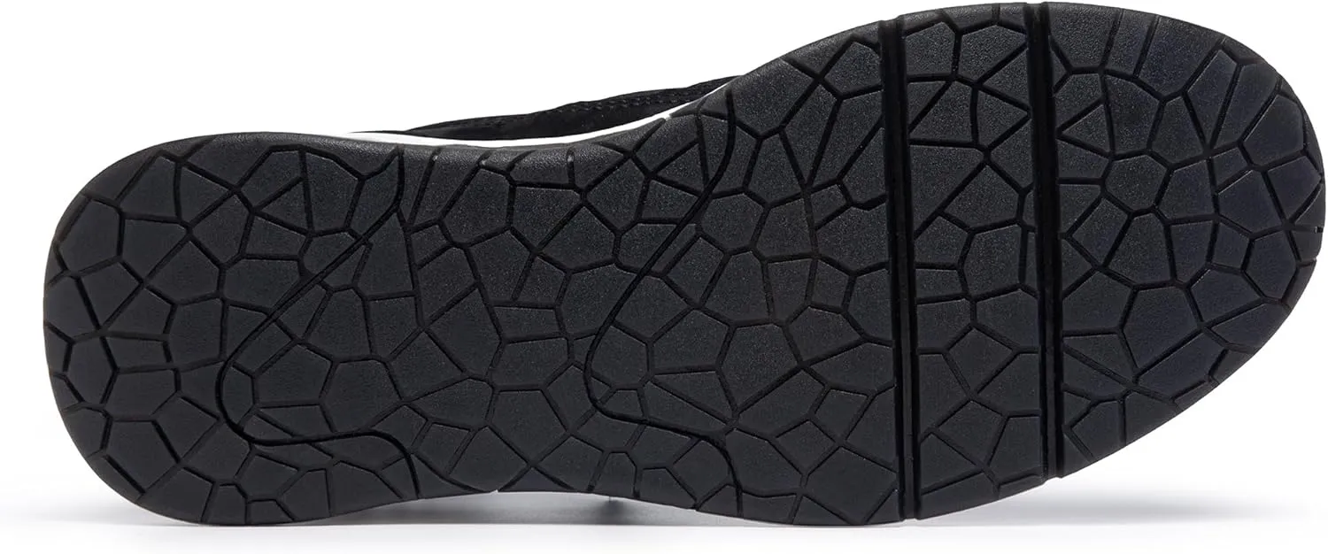 NACARAT Women's Genuine Leather Slip On Walking Shoes Fashion Sneaker with Side Zipper-1